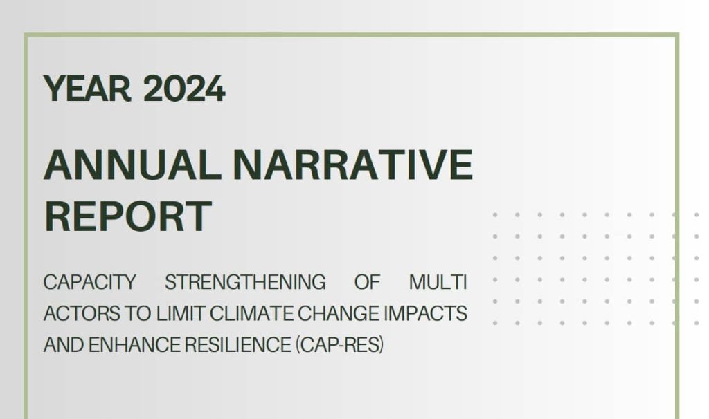 Capres | Annual Report 2024 | International Centre for Climate Change ...