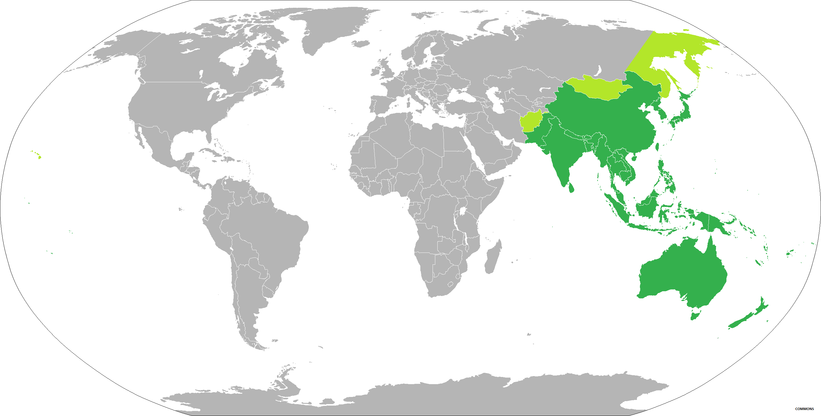 ASIA PACIFIC IN THE GLOBE