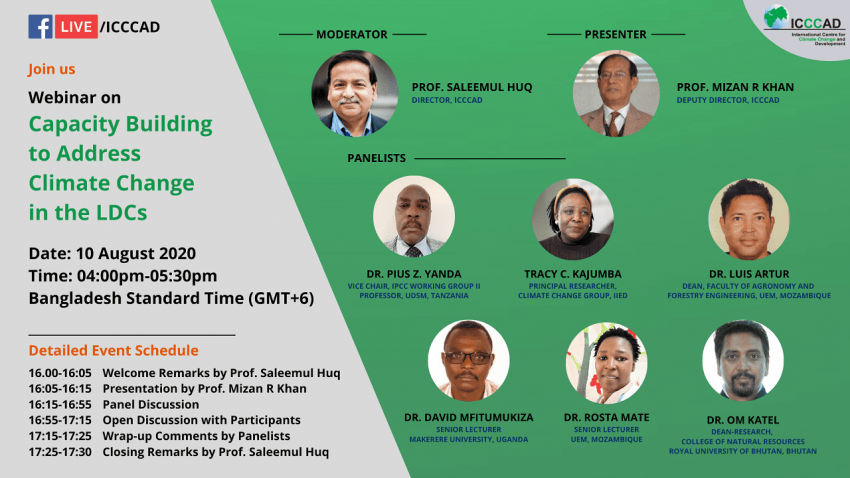 Webinar on Capacity Building to Address Climate Change in the LDCs ...